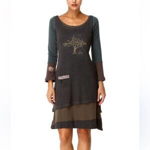 Ian Mosh Layered Cotton Dress